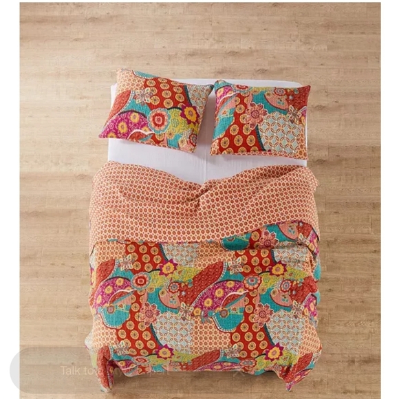 Macy's Levtex Zanzibar Pillow Sham Cover Cases Set of 2 - Picture 2 of 6